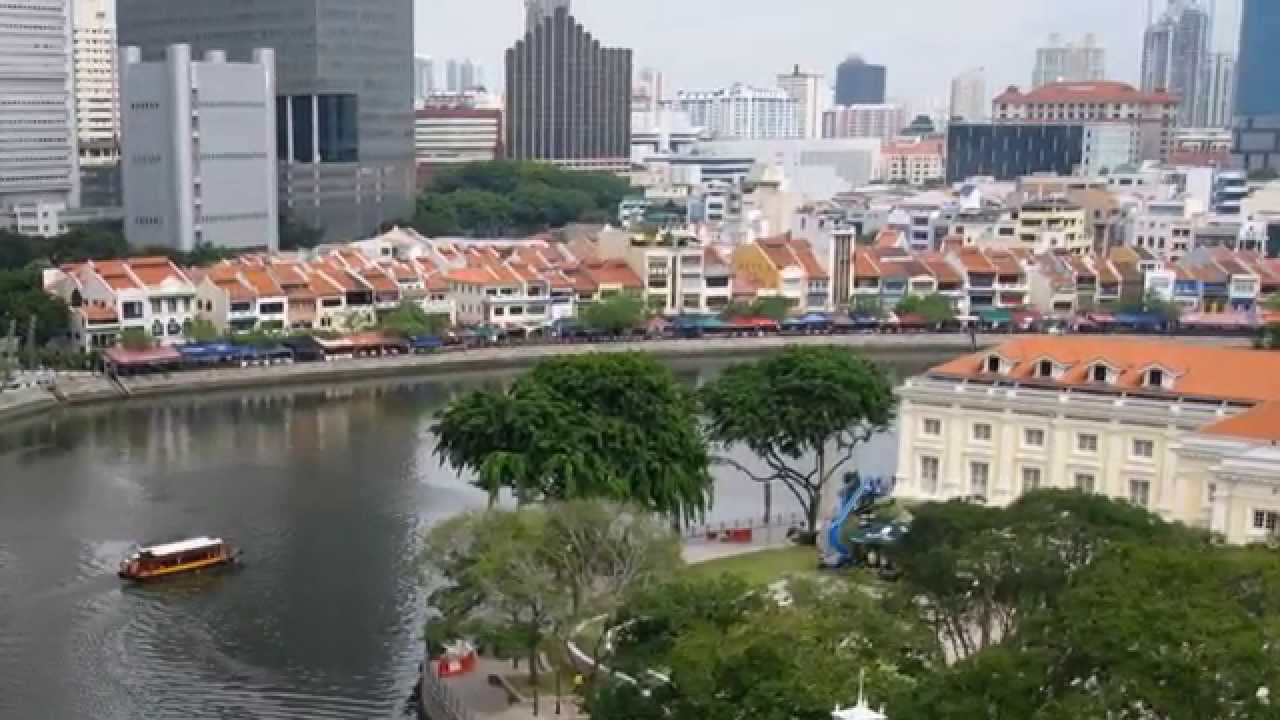 WALK: STAMFORD SWISSOTEL TO SINGAPORE BOAT QUAY 1080p