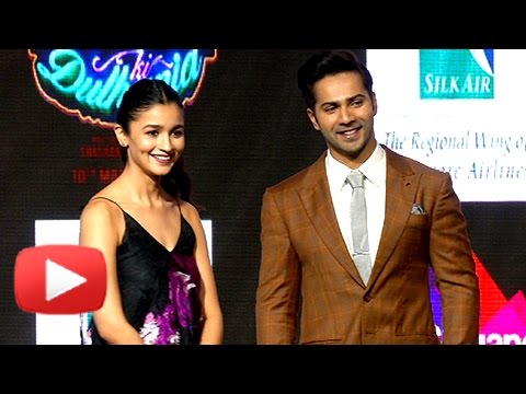 Alia Bhatt & Varun Dhawan FUNNY Moments At Badrinath Ki Dulhania Singapore Tourism Promotion
