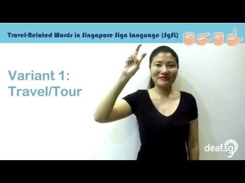 Singapore Sign Language Lesson: Travel-Related Words