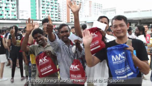 migrant workers video 01 300x169 Labour Day in Singapore 2020
